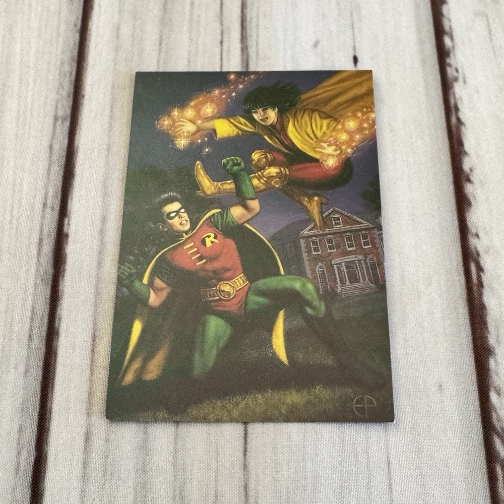 1995‎ DC Vs Marvel Fleer Holo F/X Robin Vs Jubilee Limited Edition Card #8
